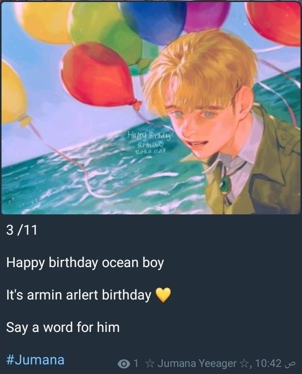 Armin Arlert Birthday Honors Attack on Titans Brilliant Strategist